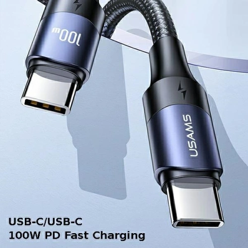 Kup Încărcătorul de rețea USAMS T44 2xUSB-C+2xUSB 100W PD3.0 +QC3.0 Încărcare rapidă + cablu U71 USB-C la USB-C negru/black UCTZ01 - USA562BLK - {ean13} - Sklep Home Screen