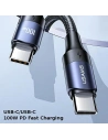 Kup Încărcătorul de rețea USAMS T44 2xUSB-C+2xUSB 100W PD3.0 +QC3.0 Încărcare rapidă + cablu U71 USB-C la USB-C negru/black UCTZ01 - USA562BLK - {ean13} - Sklep Home Screen