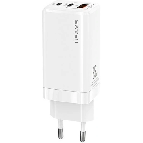 Kup Încărcătorul de rețea USAMS MT T33 2xUSB-C+USB GaN 65W PD Încărcare rapidă alb/white CC110TC02 - USA563WHT - {ean13} - Sklep Home Screen