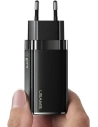 Kup USAMS MT T33 2xUSB-C+USB GaN 65W PD Gyors Töltő hálózati töltő fekete/black CC110TC01 - USA564BLK - {ean13} - Sklep Home Screen