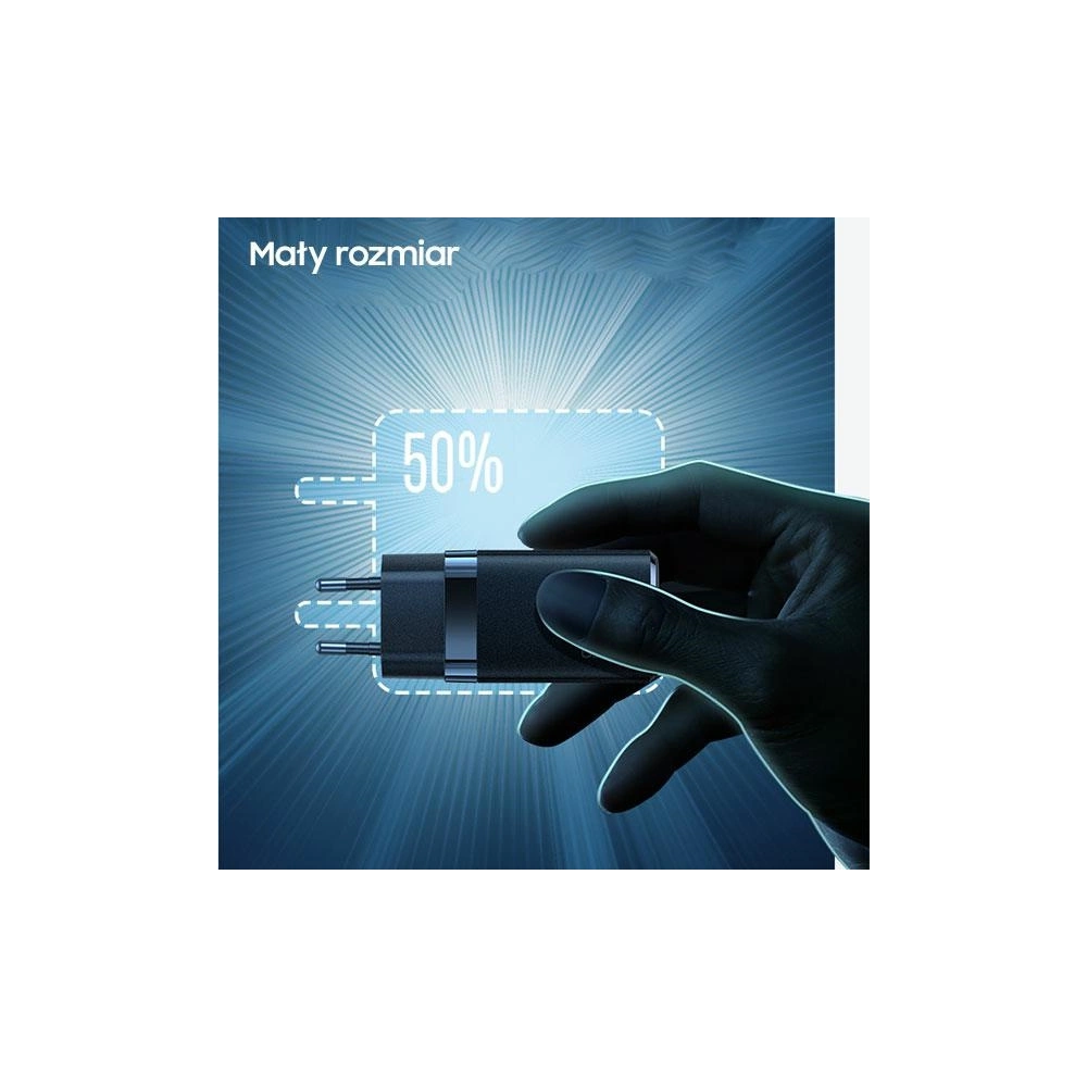 Ładowarka sieciowa USAMS T41 USB-C+USB GaN 47W PD+QC Fast Charging biały/white CC137TC02