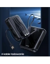 Kup Powerbank USAMS PB61 10000mAh LED + cablu USB-C/Lightning/MicroUSB negru/black 10KCD16901 - USA573BLK - {ean13} - Sklep Home Screen