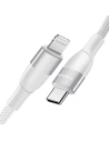 Kup Kabel pletený USAMS MJEMS M2 MFI USB-C - Lightning PD 60W Rychlé nabíjení 1.2 m bílý/white SJ330USB01 - USA574WHT - {ean13} - Sklep Home Screen
