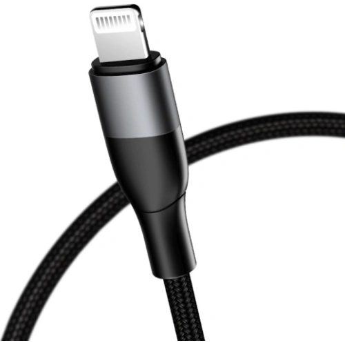 Kup Geflochtenes Kabel USAMS MJEMS M2 MFI USB-C -Lightning PD 60W Schnellladung 1,2 m schwarz SJ330USB02 - USA575BLK - {ean13} - Sklep Home Screen