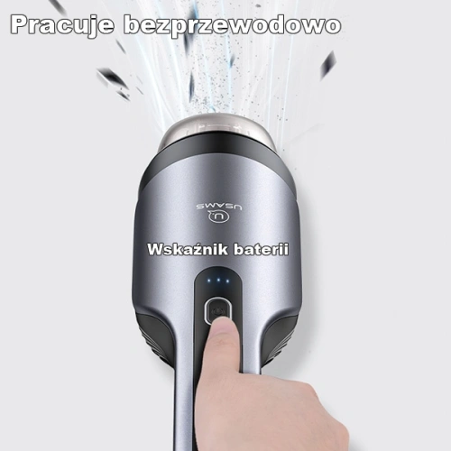 Kup Aspirator mini fără fir USAMS 80W negru/black XCQZB10801 - USA579BLK - {ean13} - Sklep Home Screen