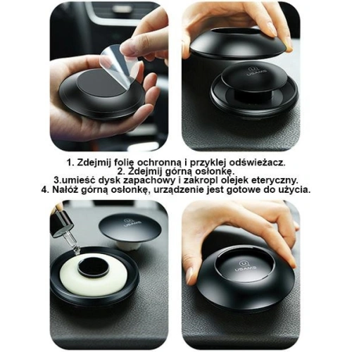 Kup Odorizant de cameră USAMS negru ZB180XX01 - USA581BLK - {ean13} - Sklep Home Screen