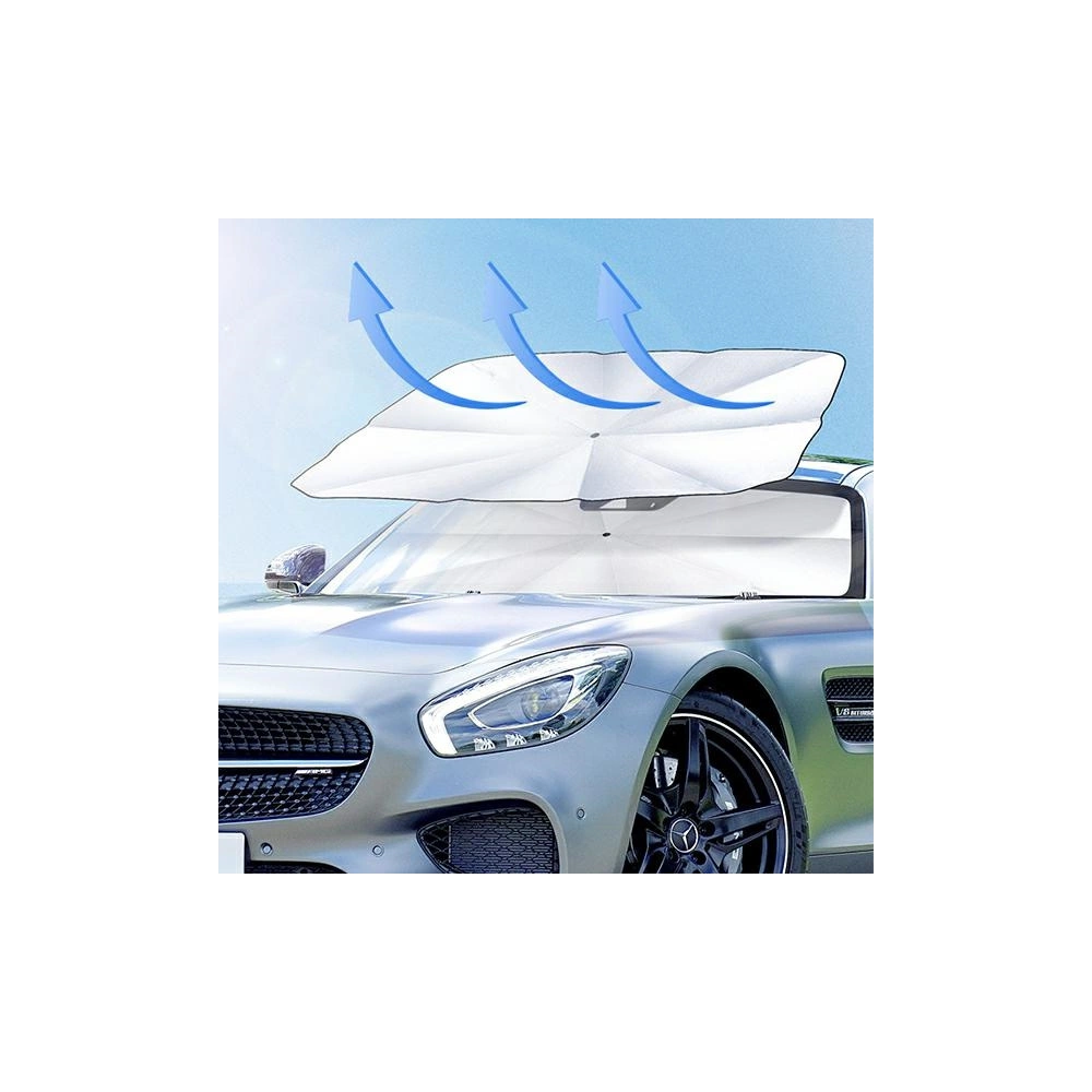 Osłona przeciwsłoneczna USAMS US-ZB235 na przednią szybę auta, rozkładana jak parasol CZZYS01