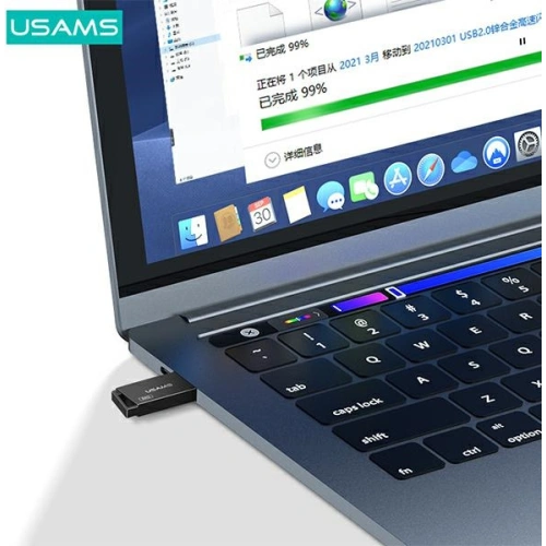 Kup Pendrive USAMS 128GB szürke/grey ZB208UP01 - USA597GRY - {ean13} - Sklep Home Screen