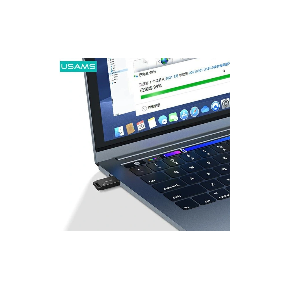 Pendrive USAMS 16GB szary/grey ZB205UP01