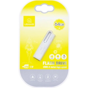 Kup Pendrive USAMS 64GB srebrny/silver ZB99UP01 - USA602SLV - {ean13} - Sklep Home Screen