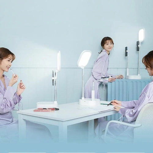 Buy USAMS Double phone holder with LED lamp white ZB24001 (US-ZB240) - USA606WHT - {ean13} - Home Screen Store Europe