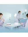 Buy USAMS Double phone holder with LED lamp white ZB24001 (US-ZB240) - USA606WHT - {ean13} - Home Screen Store Europe