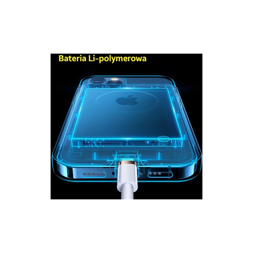 Etui USAMS Power Case Apple iPhone 12 mini 2500mAh czarny/black 2K5CD15601 powerbank