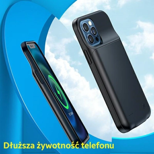 Kup Etui USAMS Power Case Apple iPhone 12 mini 2500mAh negru/black 2K5CD15601 powerbank - USA608BLK - {ean13} - Sklep Home Screen