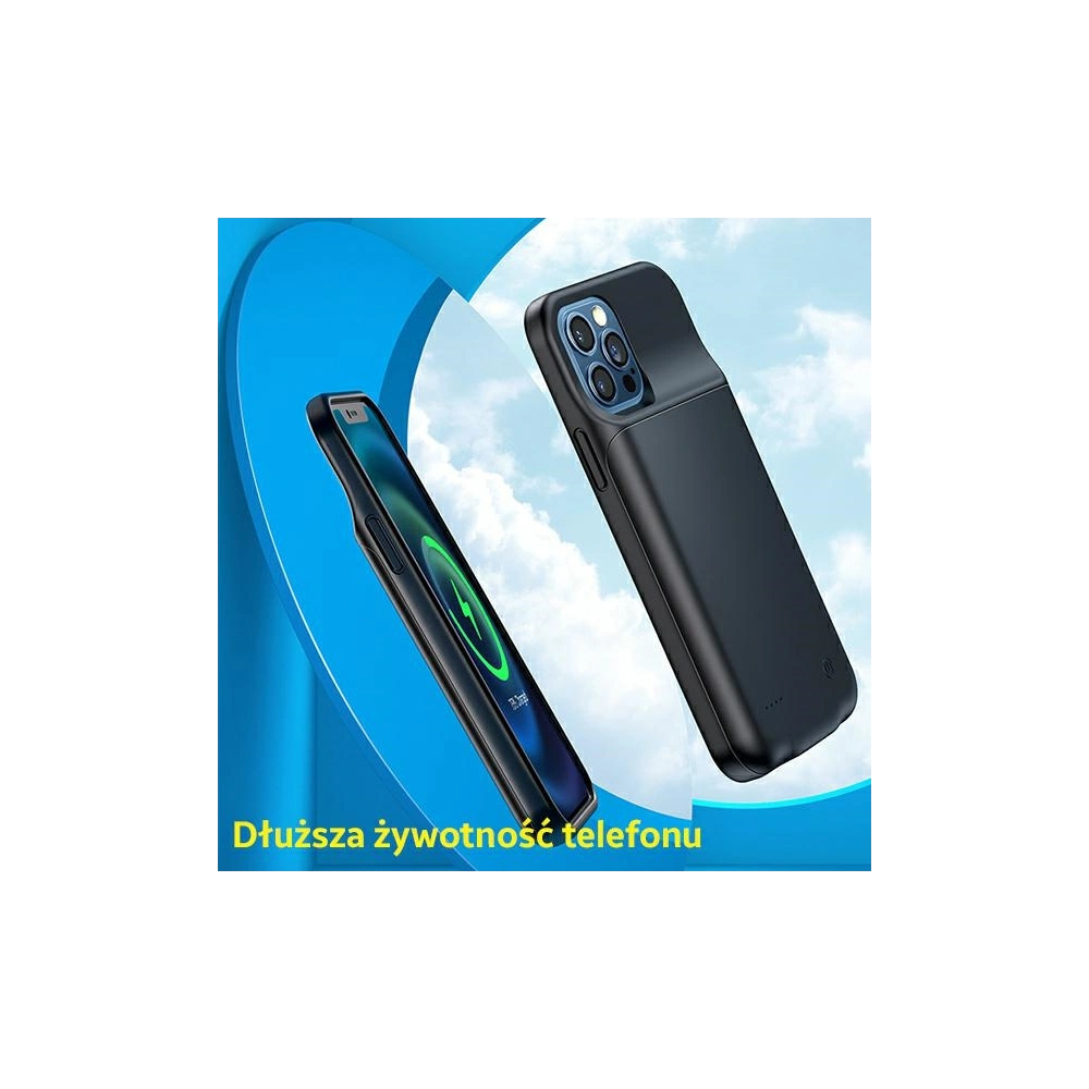 Etui USAMS Power Case Apple iPhone 12 mini 2500mAh czarny/black 2K5CD15601 powerbank