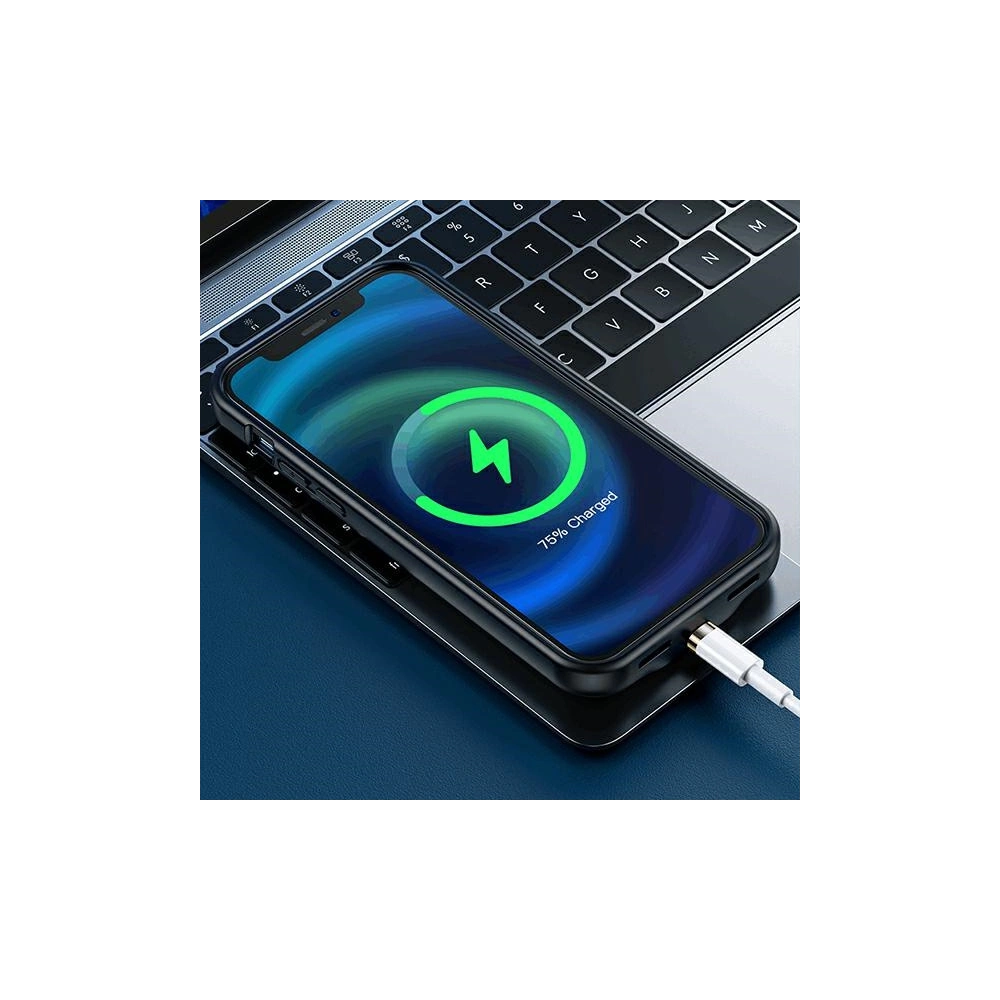 Etui USAMS Power Case Apple iPhone 12 mini 2500mAh czarny/black 2K5CD15601 powerbank