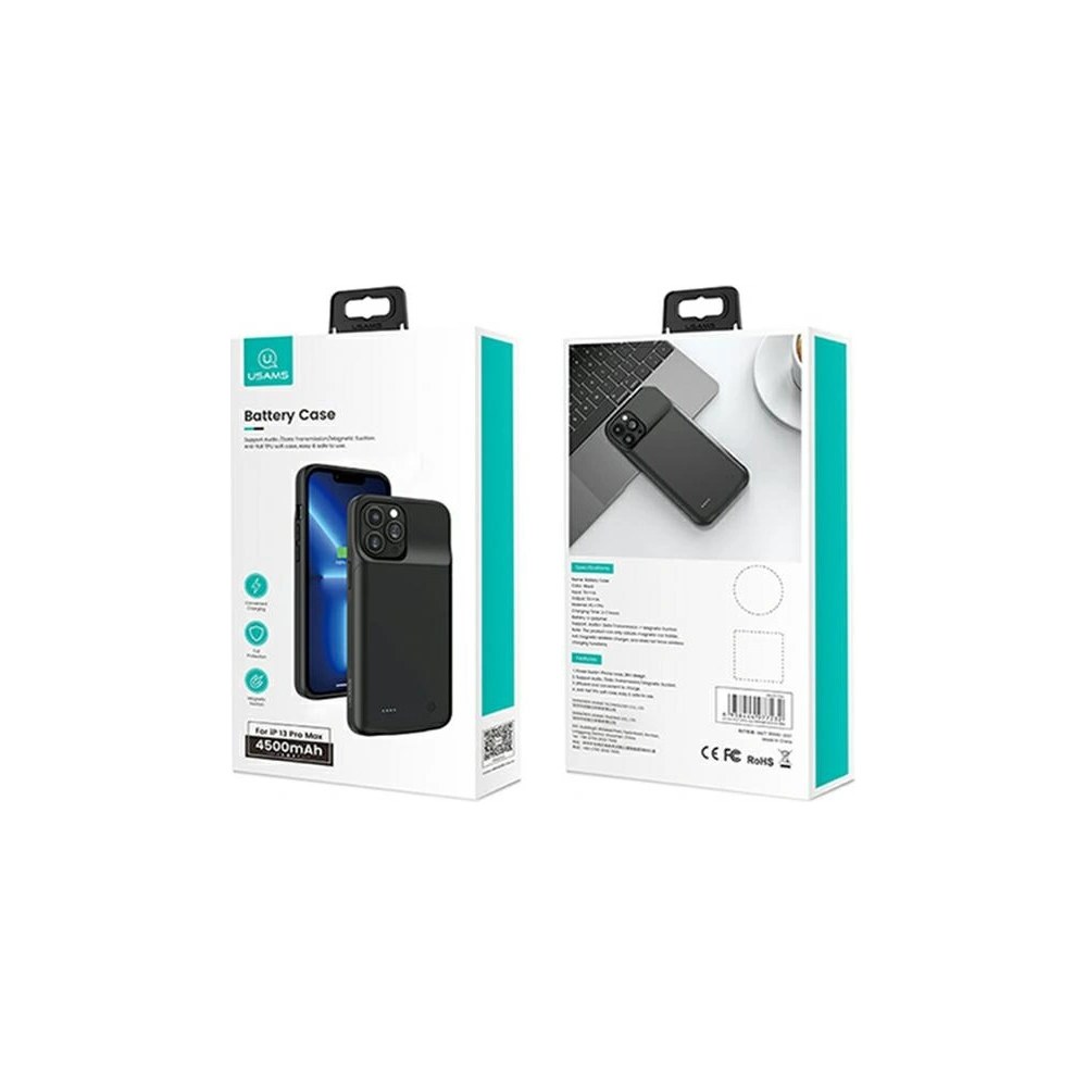 Etui USAMS Power Case Apple iPhone 13 Pro 3500mAh czarny/black 3K5CD17501 powerbank