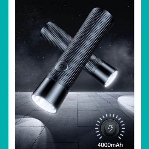 Buy USAMS Powerbank + LED Light 4000mAh black 4KCD16601 (US-CD166) - USA613BLK - {ean13} - Home Screen Store Europe