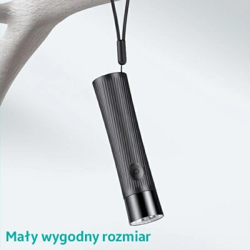 Kup Powerbanka USAMS + LED svítilna 4000mAh černá/black 4KCD16601 - USA613BLK - {ean13} - Sklep Home Screen