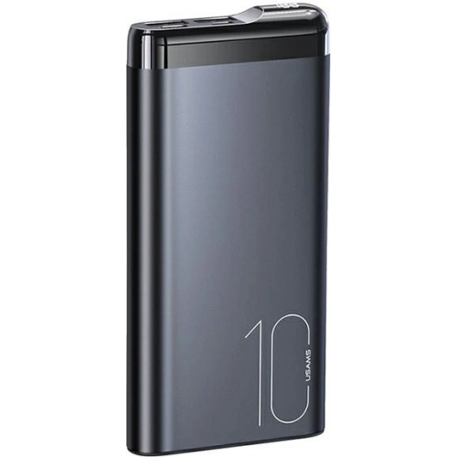 Kup Powerbank USAMS PB55 10000mAh 2xUSB LED-Display grau/grey 10KCD14801 Aluminium - USA616GRY - {ean13} - Sklep Home Screen