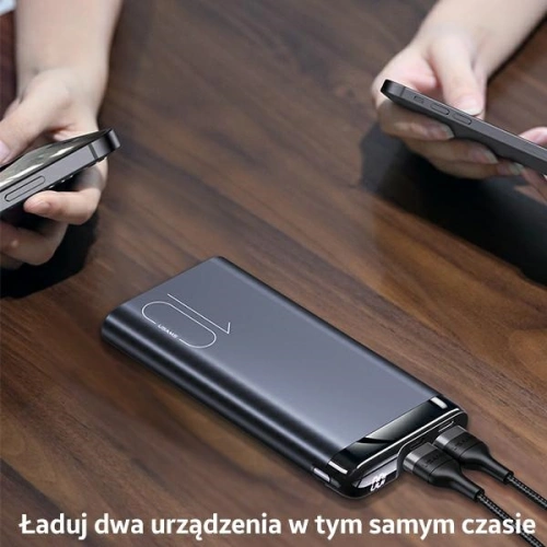 Kup Powerbank USAMS PB55 10000mAh 2xUSB display LED verde 10KCD14802 aluminiu - USA617GRN - {ean13} - Sklep Home Screen