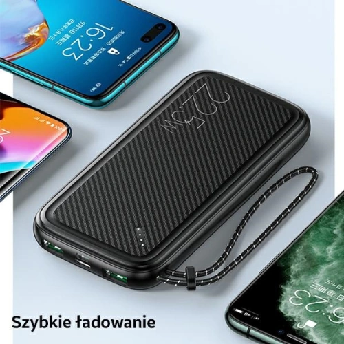 Buy USAMS Powerbank PB56 10000mAh 22.5W 2xQC3.0+PD Fast Charge black 10KCD15101 (US-CD151) - USA619BLK - {ean13} - Home Screen Store Europe