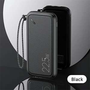 Powerbank USAMS PB56 10000mAh 22.5W 2xQC3.0+PD Fast Charge czarny/black 10KCD15101