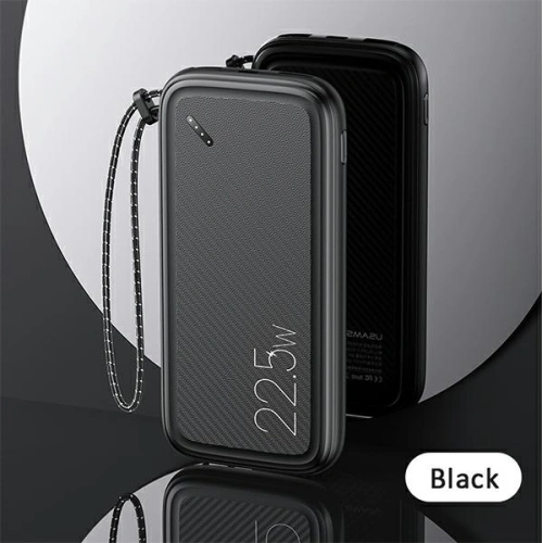 Kup Powerbank USAMS PB56 10000mAh 22.5W 2xQC3.0+PD Încărcare Rapidă negru/black 10KCD15101 - USA619BLK - {ean13} - Sklep Home Screen