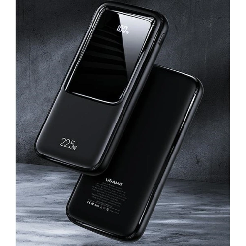 Kup USAMS PB58 10000mAh 22.5W QC3.0+PD Gyors Töltő Powerbank fekete/black 10KCD16101 - USA620BLK - {ean13} - Sklep Home Screen