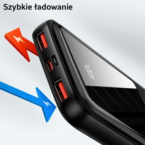 Kup Powerbank USAMS PB58 10000mAh 22.5W QC3.0+PD rychlé nabíjení černý/black 10KCD16101 - USA620BLK - {ean13} - Sklep Home Screen