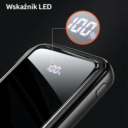 Kup Powerbank USAMS PB58 10000mAh 22.5W QC3.0+PD rychlé nabíjení černý/black 10KCD16101 - USA620BLK - {ean13} - Sklep Home Screen