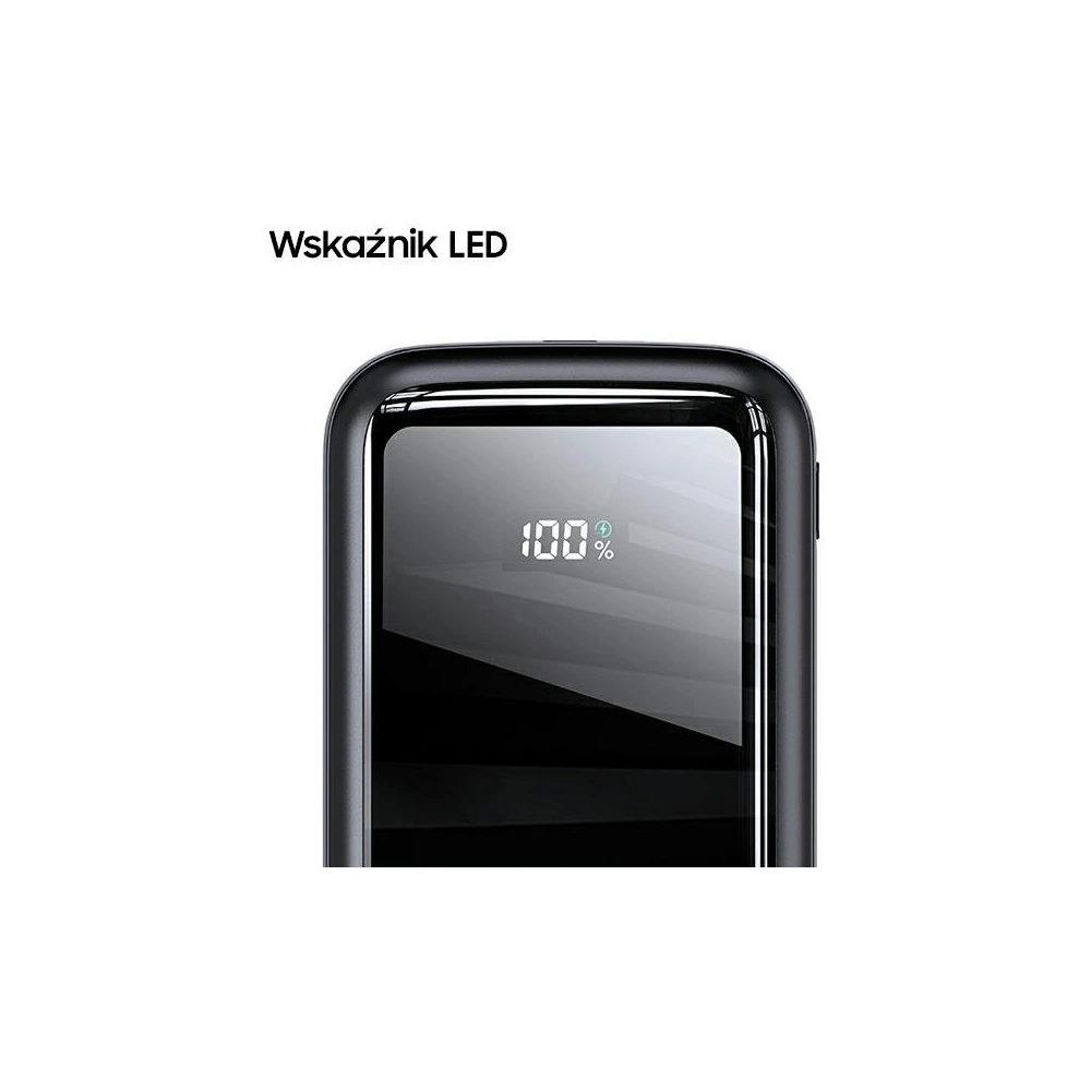 Powerbank USAMS PB58 20000mAh 22.5W Dual QC+PD Fast Charge czarny/black 20KCD17701