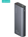Kup Powerbanka USAMS PB59 30000mAh 65W 2xQC3.0+PD rychlé nabíjení černá/black CMXLOGTC01 + kabel USB-C-USB-C - USA622BLK - {ean13} - Sklep Home Screen