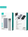 Kup USAMS PB59 30000mAh 65W 2xQC3.0+PD Gyors Töltő Powerbank fekete/black CMXLOGTC01 + USB-C-USB-C kábel - USA622BLK - {ean13} - Sklep Home Screen