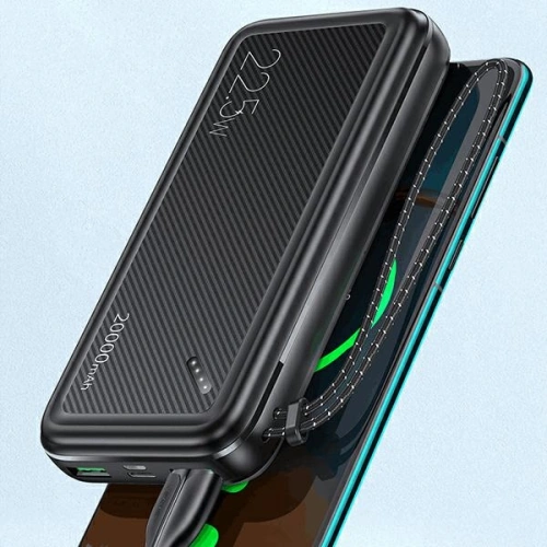 Kup USAMS PB60 20000mAh 22.5W 2xQC3.0+PD Gyors Töltő Powerbank fekete/black 20KCD16801 - USA623BLK - {ean13} - Sklep Home Screen