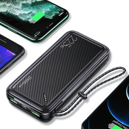 Kup USAMS PB60 20000mAh 22.5W 2xQC3.0+PD Gyors Töltő Powerbank fekete/black 20KCD16801 - USA623BLK - {ean13} - Sklep Home Screen