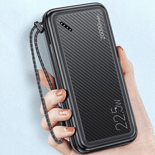 Kup USAMS PB60 20000mAh 22.5W 2xQC3.0+PD Gyors Töltő Powerbank fekete/black 20KCD16801 - USA623BLK - {ean13} - Sklep Home Screen