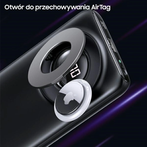 Kup Powerbank USAMS PB62 10000mAh 20W QC3.0+PD Magnetic Bezdrátové rychlé nabíjení černý/black 10KCD17101 - USA625BLK - {ean13} - Sklep Home Screen