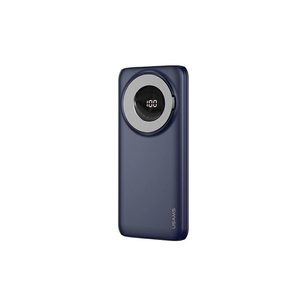 Powerbank USAMS PB62 10000mAh 20W QC3.0+PD Magnetic Wireless Fast Charge nebieski/blue 10KCD17104