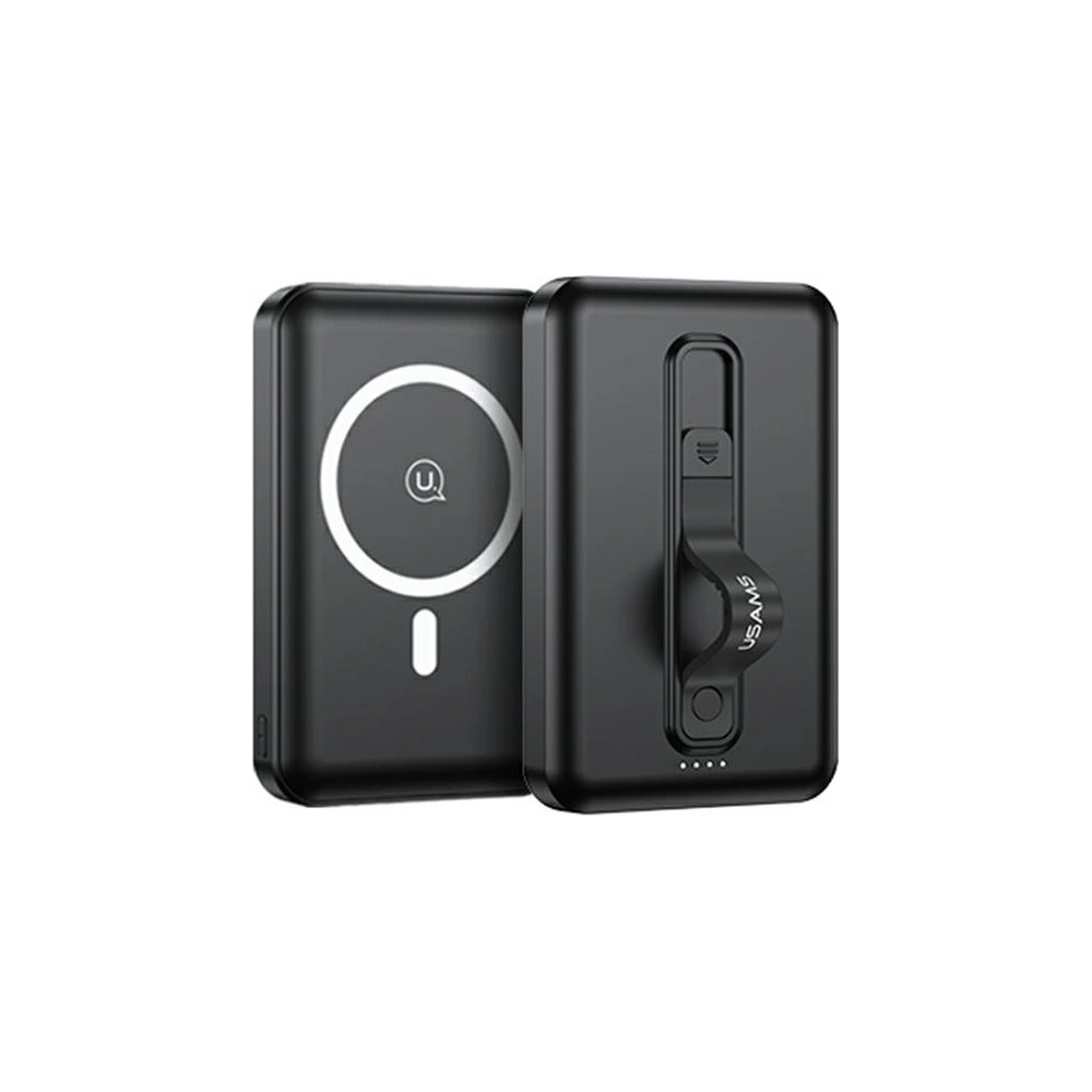 Powerbank USAMS PB64 10000mAh 20W QC3.0+PD Magnetic Wireless Fast Charge czarny/black 10KCD17301