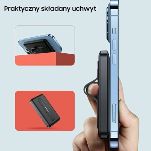 Kup Powerbank USAMS PB64 10000mAh 20W QC3.0+PD Magnetic Wireless Fast Charge černý/black 10KCD17301 - USA629BLK - {ean13} - Sklep Home Screen