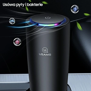 Kup Ionizator de aer portabil USAMS negru/black ZB181JHQ01 ionizator de anioni Pm2,5 - USA630BLK - {ean13} - Sklep Home Screen