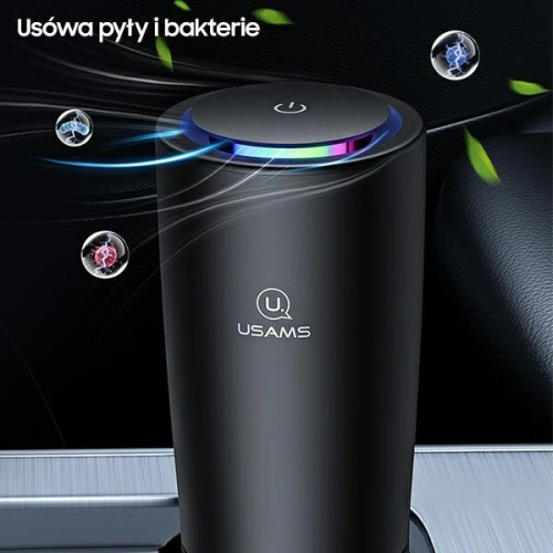 Kup Przenośny jonizator powietrza USAMS czarny/black ZB181JHQ01 jonizator anionów Pm2,5 - USA630BLK - {ean13} - Sklep Home Screen