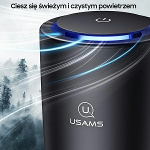 Kup Ionizator de aer portabil USAMS negru/black ZB181JHQ01 ionizator de anioni Pm2,5 - USA630BLK - {ean13} - Sklep Home Screen