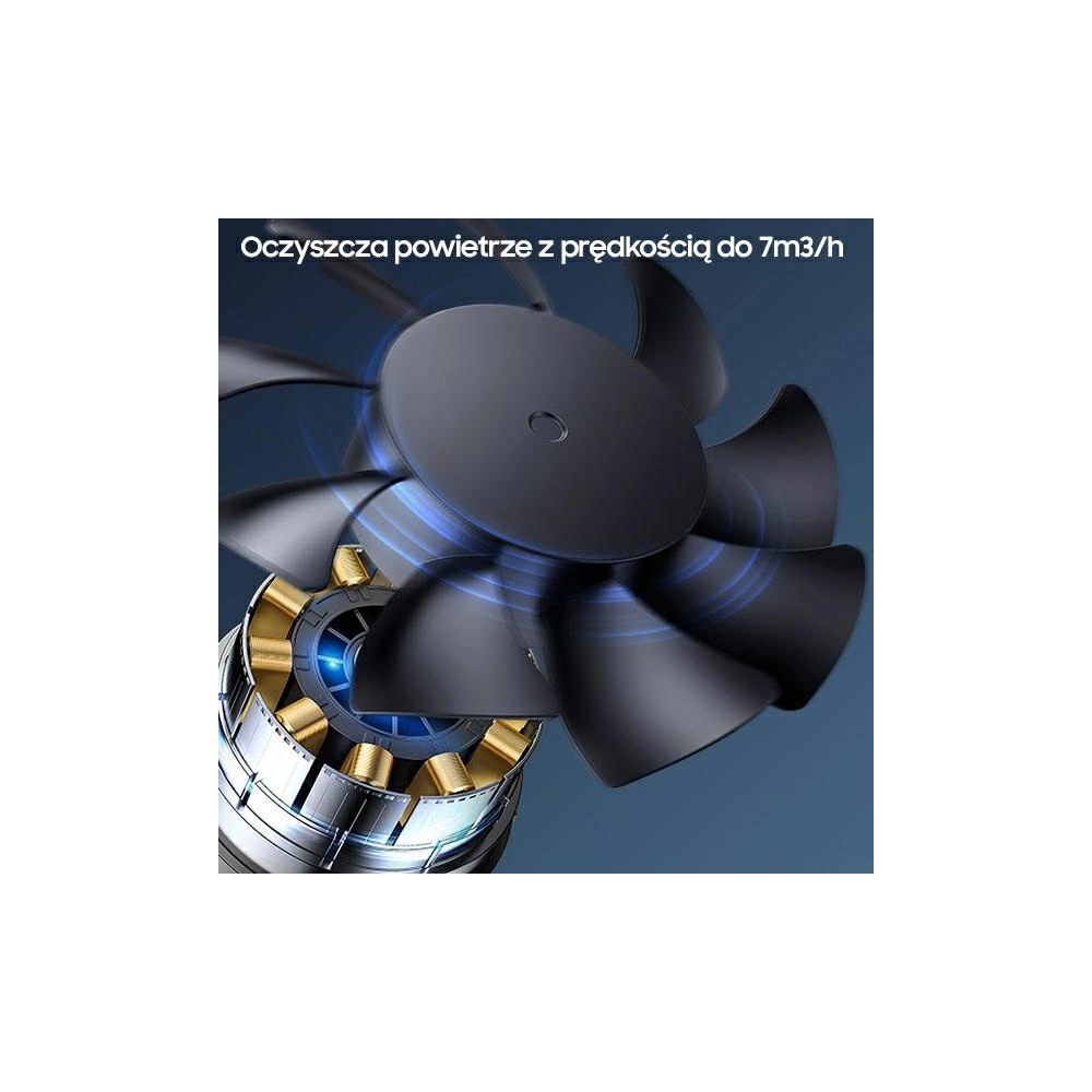 Przenośny jonizator powietrza USAMS czarny/black ZB181JHQ01 jonizator anionów Pm2,5