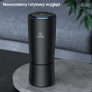 Kup Ionizator de aer portabil USAMS negru/black ZB181JHQ01 ionizator de anioni Pm2,5 - USA630BLK - {ean13} - Sklep Home Screen