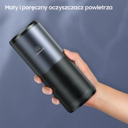 Kup Sterilizator portabil de aer UV-C USAMS negru-gri/black&gray ZB169JHQ01 - USA631BLKGRY - {ean13} - Sklep Home Screen