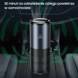 Kup Přenosný UV-C sterilizátor vzduchu USAMS černá-šedá/black&gray ZB169JHQ01 - USA631BLKGRY - {ean13} - Sklep Home Screen