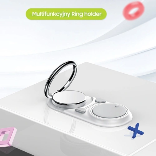 Kup Urmă de deget USAMS Ring holder antistres alb/white ZJ44ZJ02 - USA632WHT - {ean13} - Sklep Home Screen