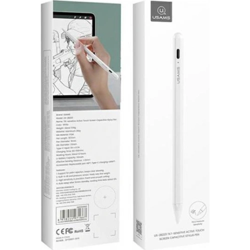 Kup Rysik USAMS Active Touch Screen Apple iPad biały/white ZB223DRB01 - USA634WHT - {ean13} - Sklep Home Screen